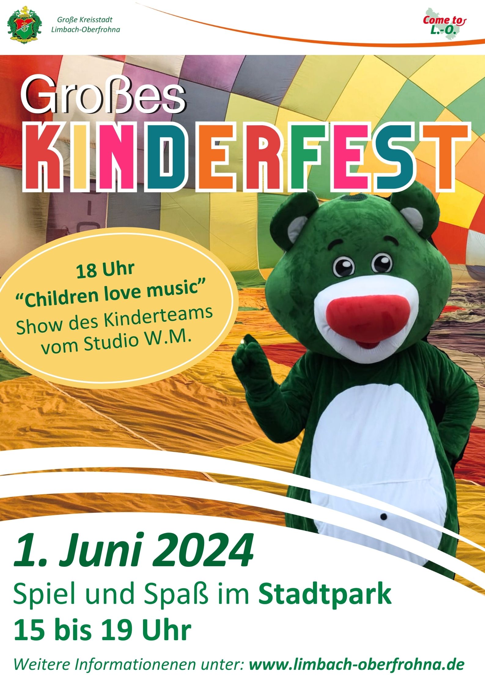 Großes Kinderfest am 1. Juni