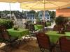 sommerliche Terrasse Hotelterrasse