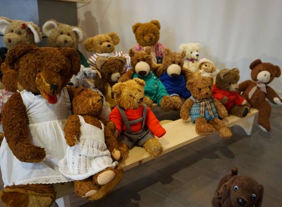 Knopfaugen und Stupsnase - Teddybären von BärbelStraube