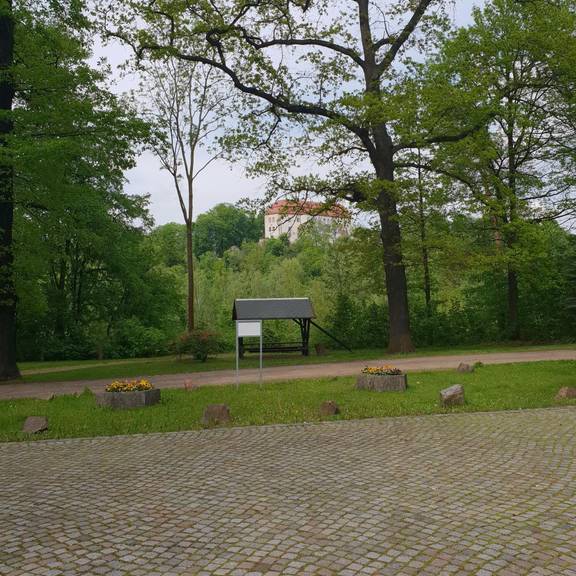 Blick zum Schloss